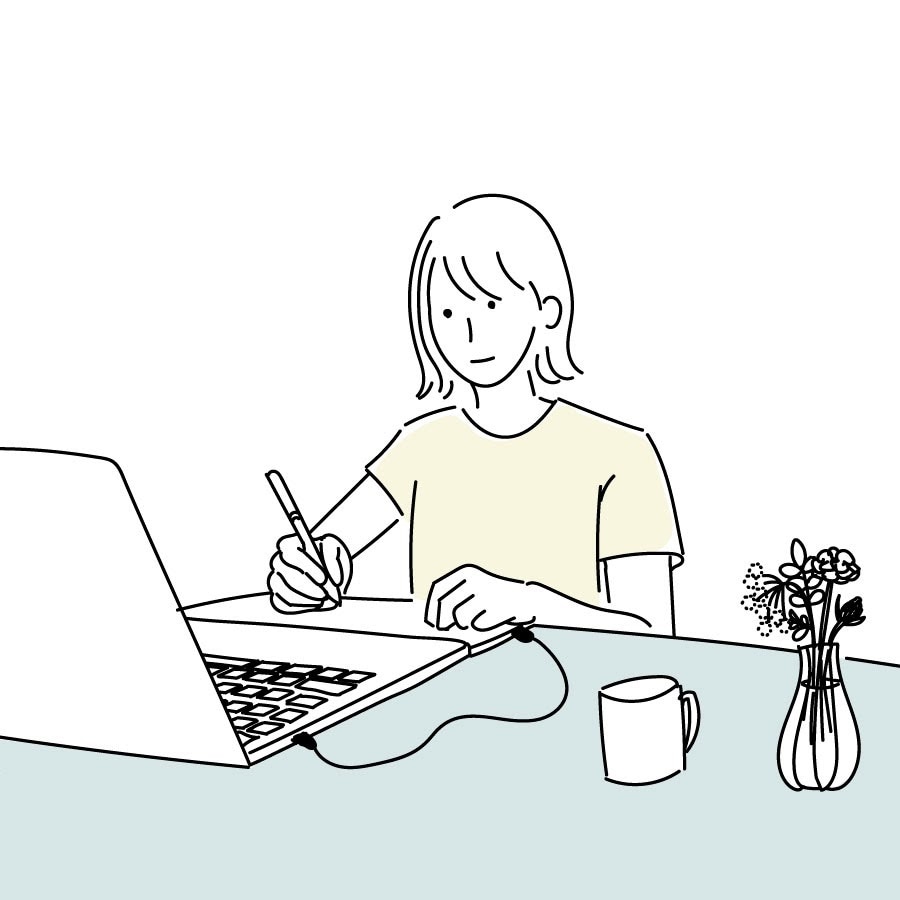 シンプルカジュアルで目を引くイラストを描きます SNSやブログなどでちょうどいいくらいのおしゃれ見え イメージ10
