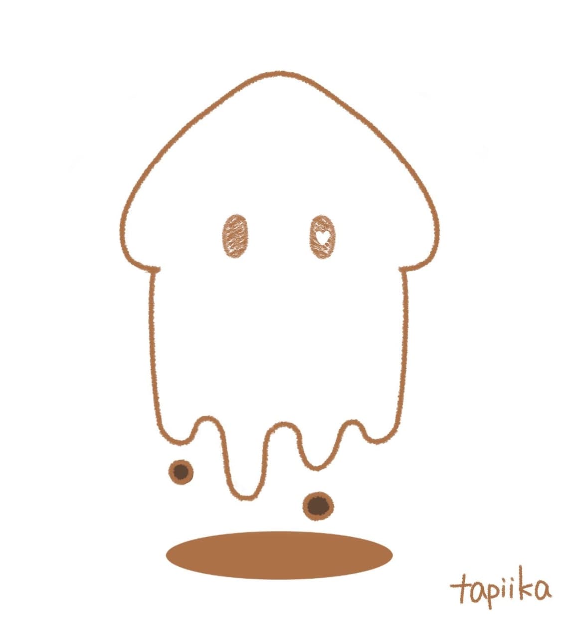 無表情がゆるくてかわいいオリジナルおばけを描きます アイコンにも使用可能！あなただけのオリジナルキャラです！ イメージ5