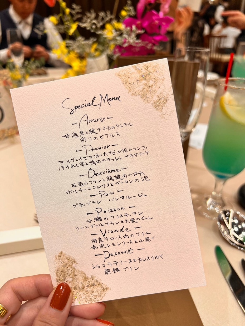 書道でいろいろな作品を提供します あかちゃんの命名書、結婚式のフード・ドリンクメニューなど イメージ1