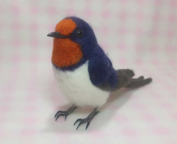 貴方のお気に入りの野鳥の羊毛フィギュアを制作します 普段ショップではあまり見かけない「羊毛の野鳥」を制作します イメージ7