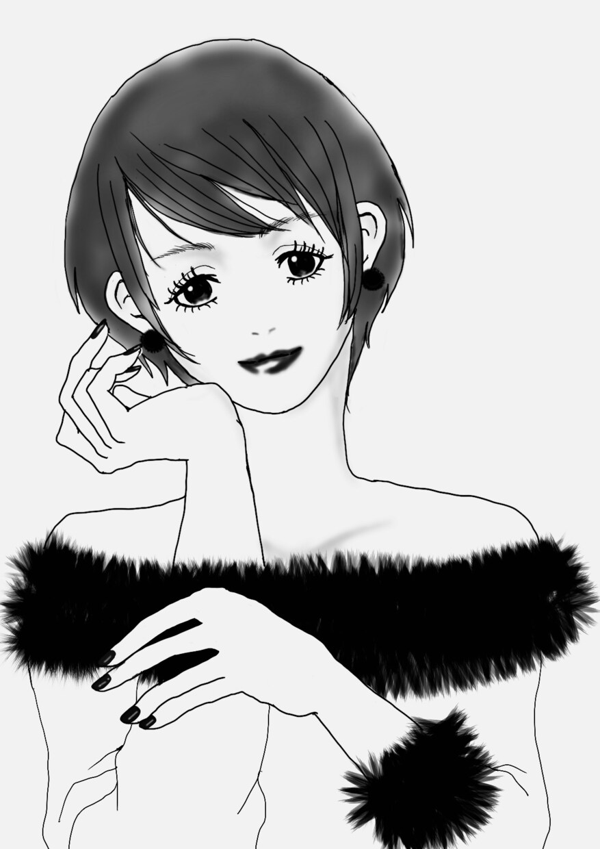 大人かわいいシンプルイラスト描きます シンプルで使いやすい大人かわいいイラスト描きます イメージ4