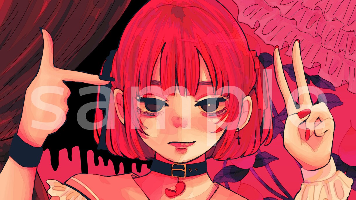 楽曲のPV、歌みたのイラスト描きます ガールズイラストレーターがPVイラスト描きます イメージ2