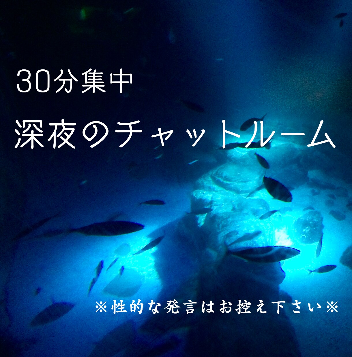 深夜0時〜3時までお話聞きます 【深夜のチャットルーム】30分から始めよう イメージ1