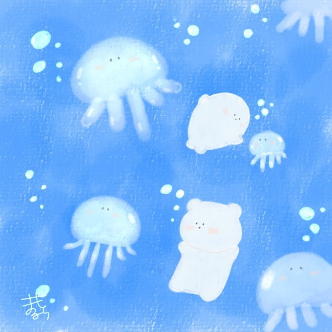 絵本のようなほんわか可愛いイラスト描きます 挿絵・グッズ・SNS・ヘッダーに可愛いイラストお任せ下さい イメージ3