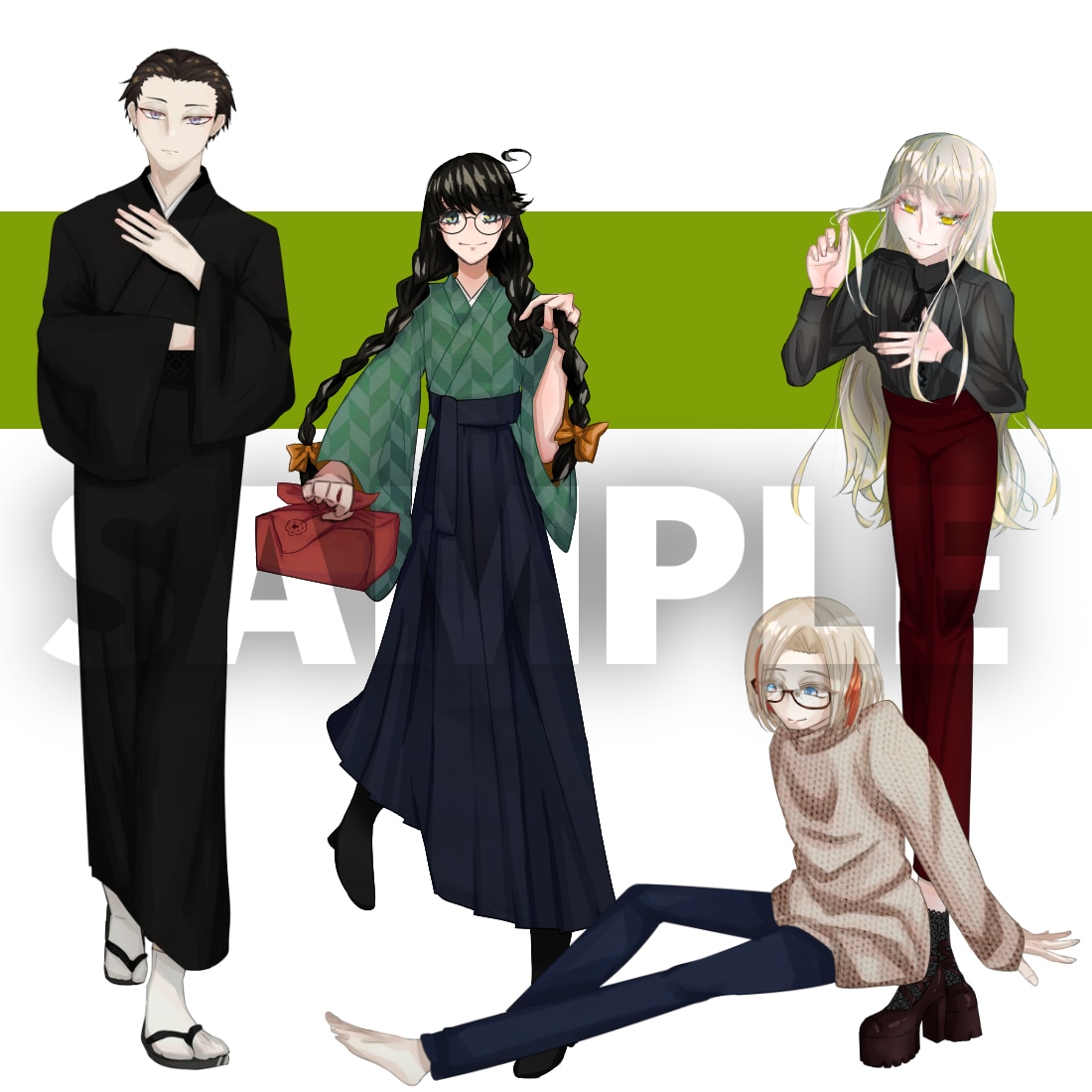 貴方だけのキャラクター立ち絵を制作致します お客様の求めるキャラクターを精一杯正確に、短期でお届け！ イメージ3