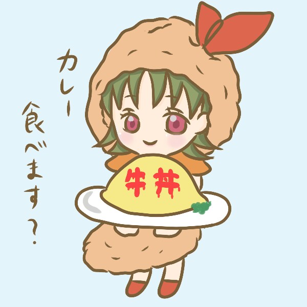 商用可〇デフォルメゆるかわ！好きな物を擬人化します 何でも頭巾を被った独特のミニキャラにします♪わんちゃんも可〇 イメージ3