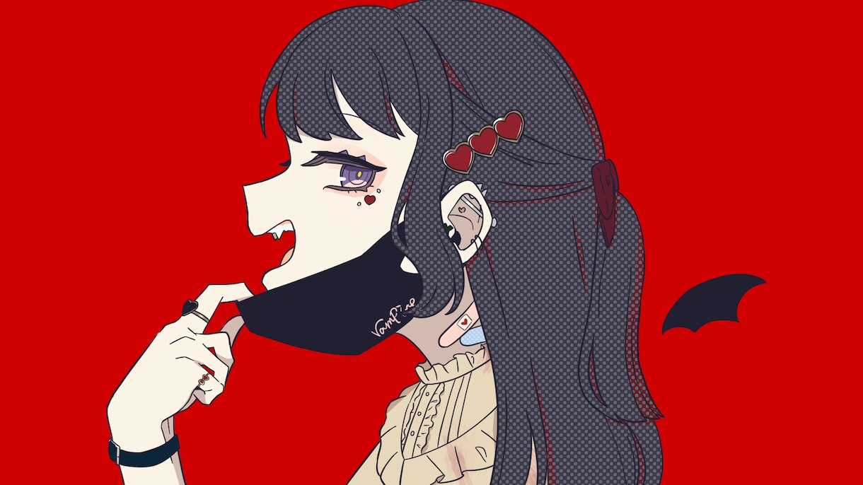 ボカロ・歌ってみた用のイラスト作成します Vtuberさま・配信者さま向けサムネイルイラスト イメージ4