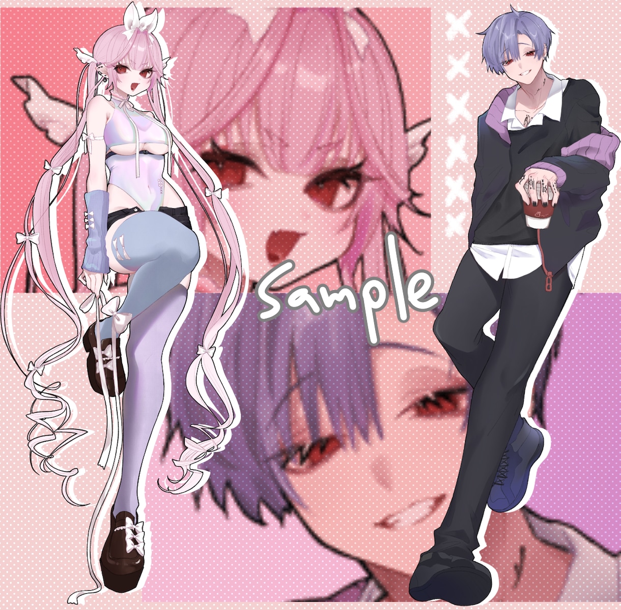 イラストを描きます SNSや動画配信サムネにグッズなどにも！ イメージ2