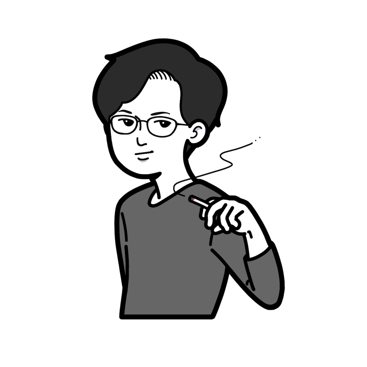 上半身専門！人物イラストを作成します オリジナリティあふれるアイコンはいかがですか？ イメージ9