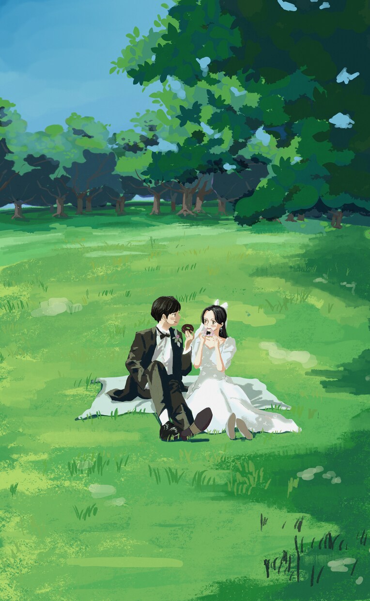 ウェルカムボードにピッタリのイラストを作成します 暖かい雰囲気のイラストで、ウェルカムボードを飾ります！ イメージ1