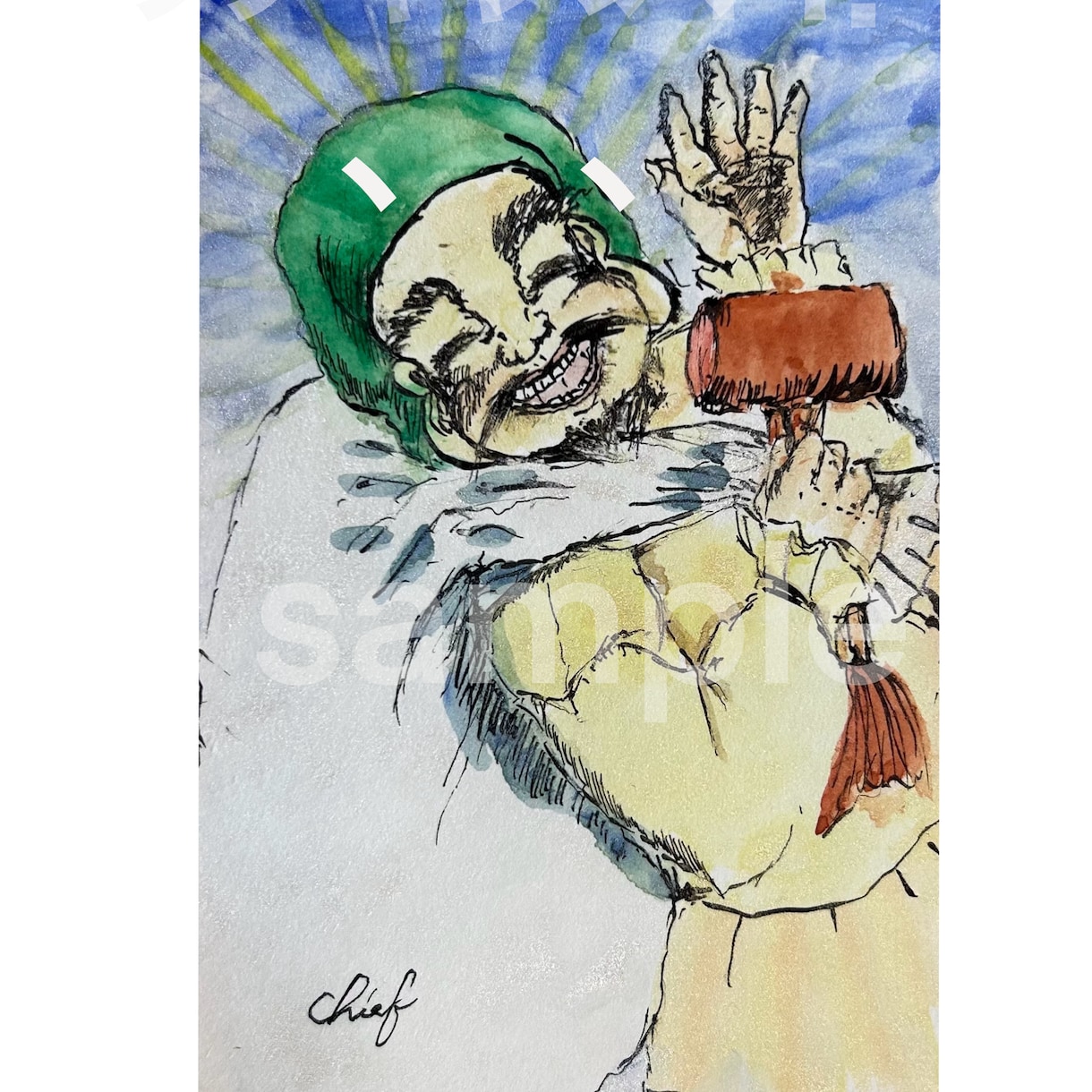 原画が好きな方、描いて欲しい神様アート描きます 原画　発送無料　神様アート　心を込めて描きます。 イメージ6