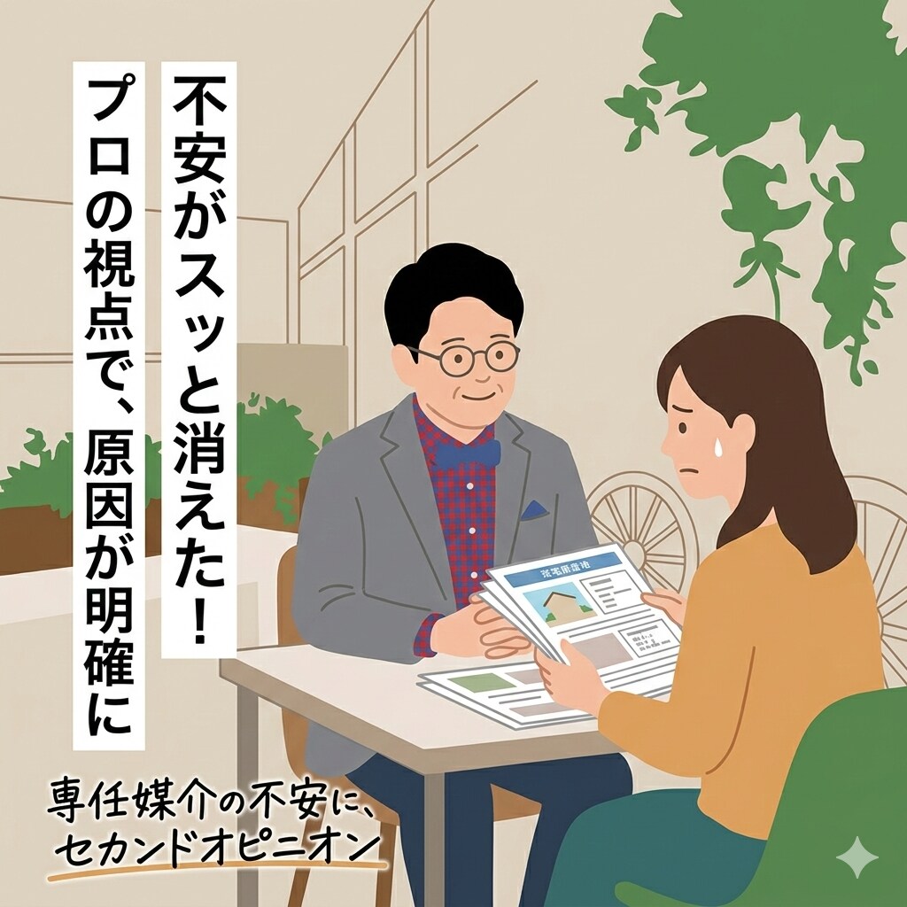 不動産購入相談　プロがお悩みや不安に寄り添います 不安なまま話を進めてはいけません、私は貴方の味方です。 イメージ1