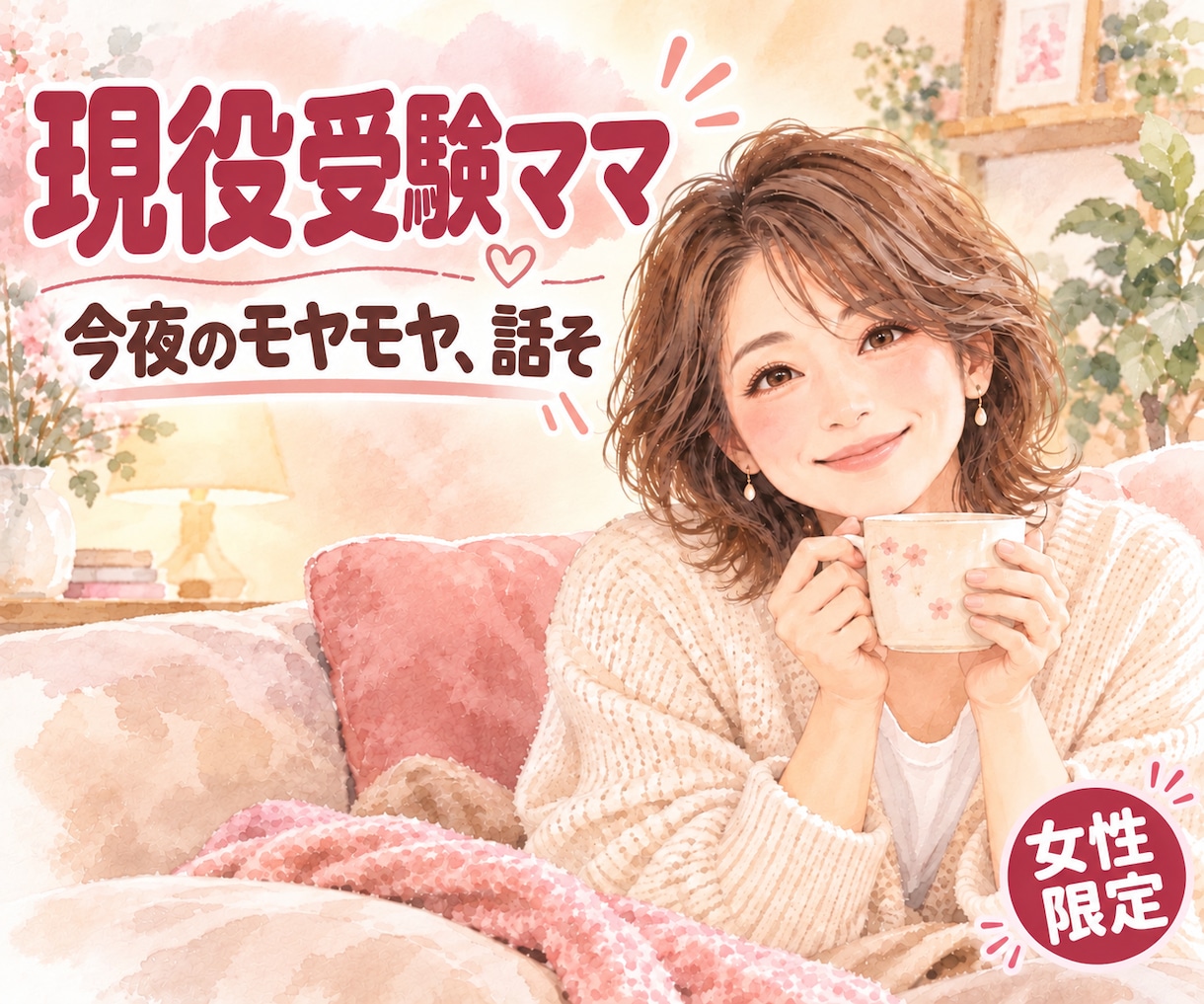モヤモヤ・あるある、現役受験ママと話します ため込まないで、受験ママ同士で話そ。わたしも話すね☕ イメージ1