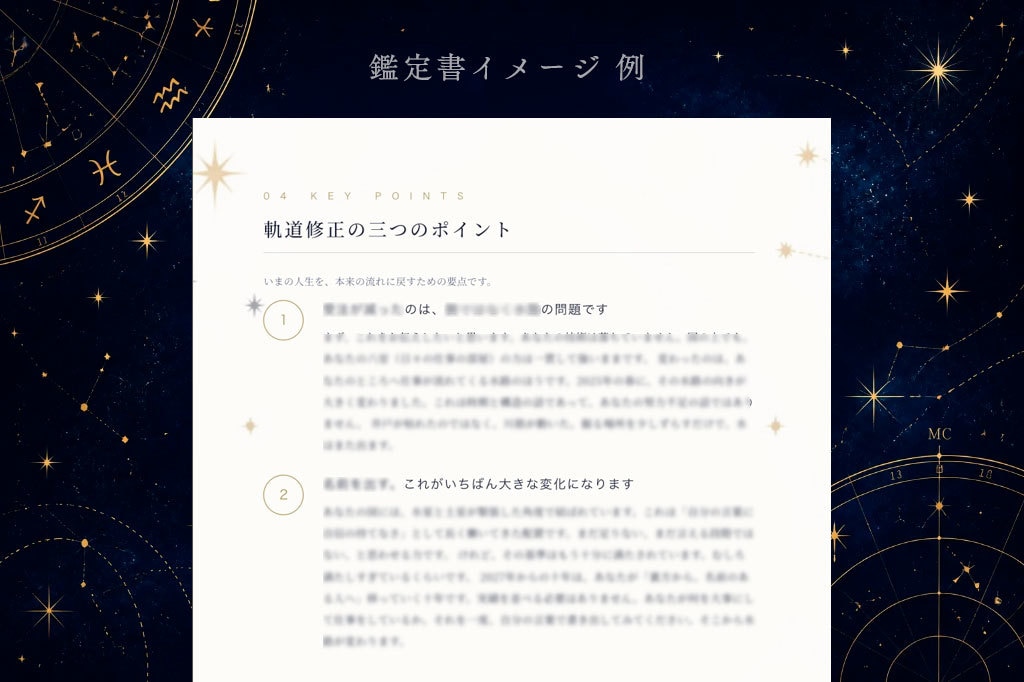 人生の軌道修正とバイオリズム設計の10年鑑定します 資質鑑定+チャット相談+輝く未来へ3週間波動ヒーリング イメージ6
