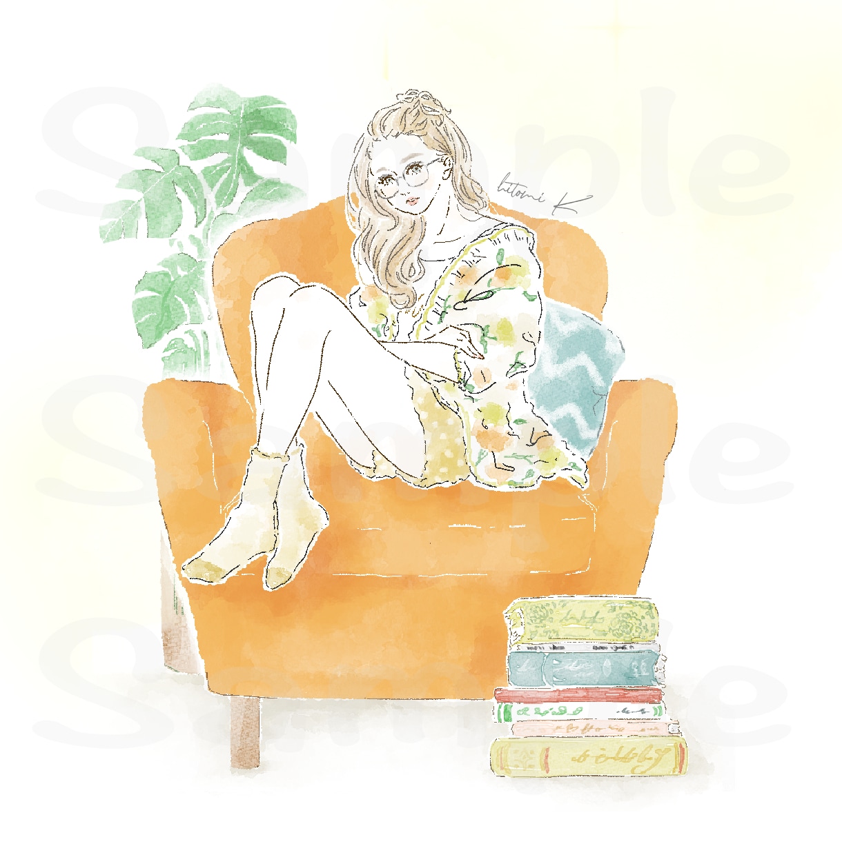 商用◎綺麗で女性らしい手描きイラストお描きします 挿絵、アイコン、商品イラスト等に❇︎ イメージ5