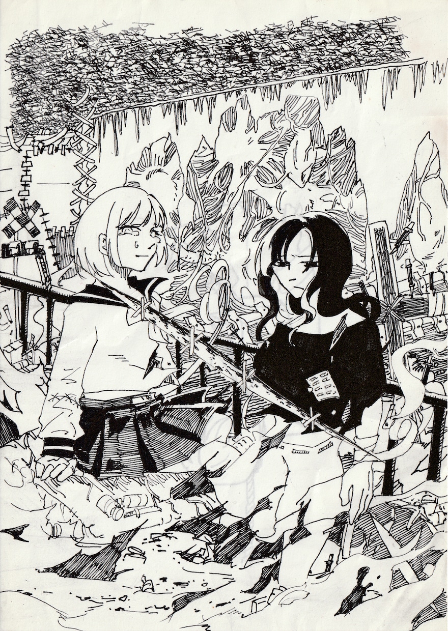 完全アナログで漫画を描きます カッコイイ系統・アクションもの・シリアス系が得意です。 イメージ3