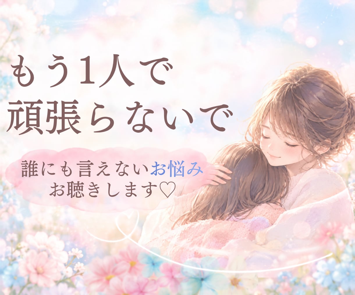 元セラピストがあなたの味方、居場所であり続けます 誰にも頼れない、言えない、あなたの心のSOSに寄り添います イメージ1