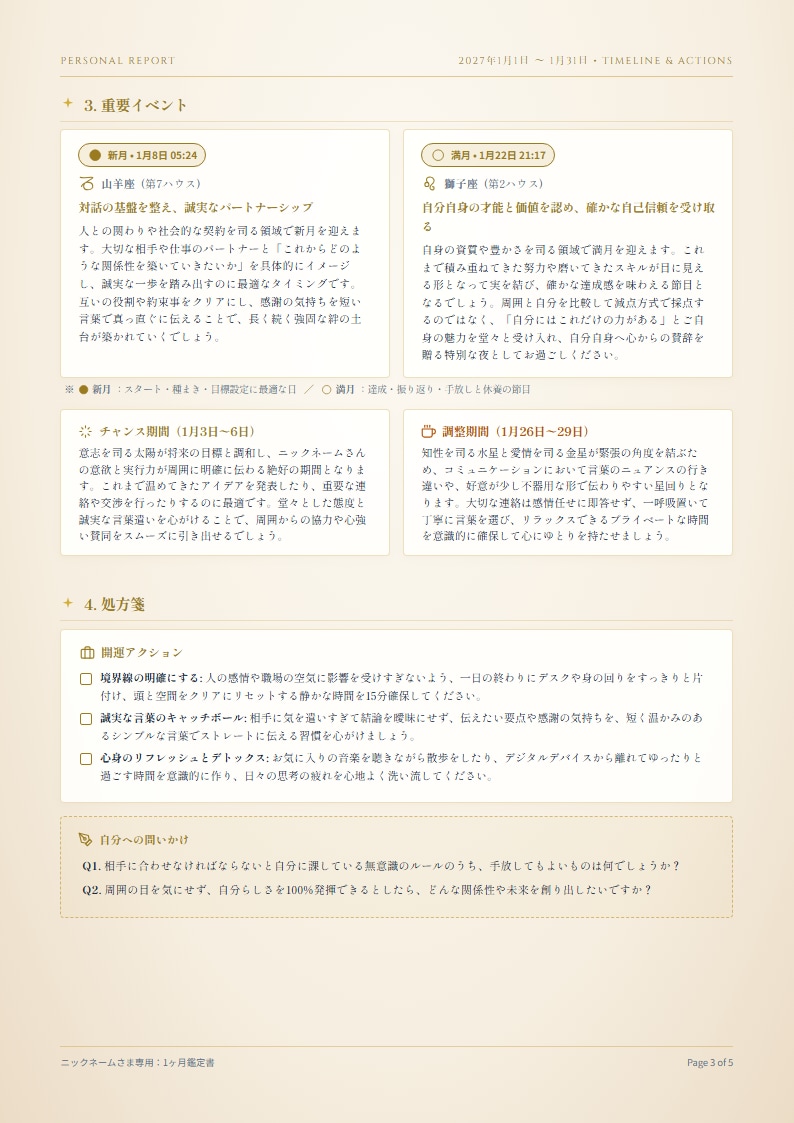 PDF鑑定書：1年先までの出会いや恋を鑑定します "第六感"と"世界的バイブル"を掛け合わせて超訳 イメージ4