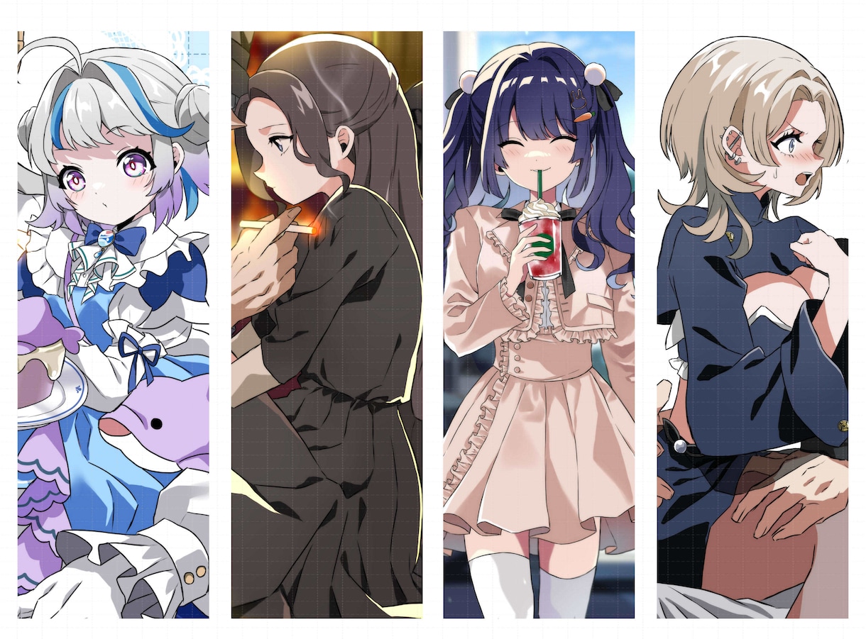 カップルイラスト（一枚絵、夢絵など）制作します カップルイラスト、一枚絵、夢絵など描かせて頂きます！ イメージ3