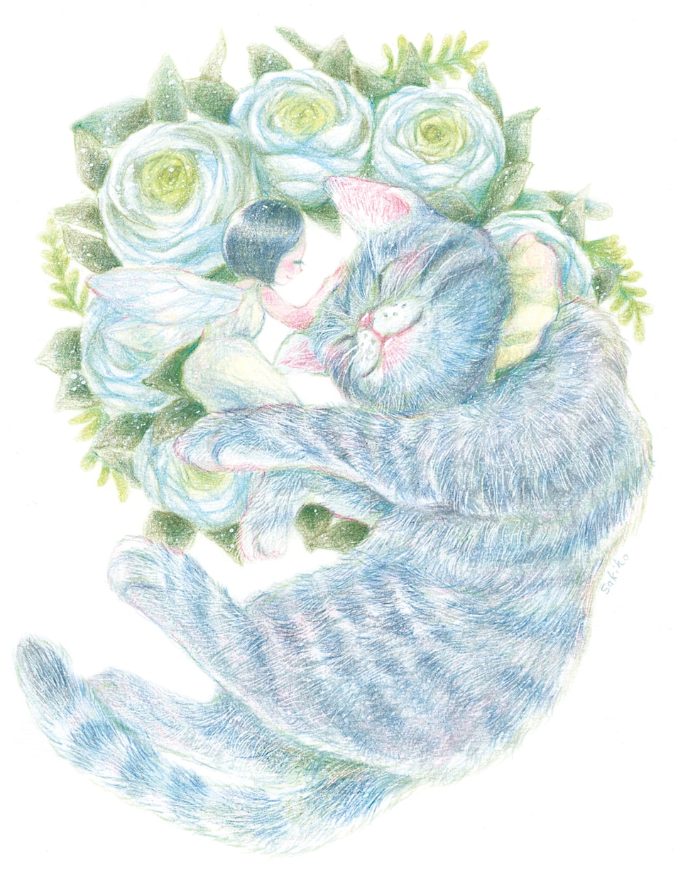 童話のようなイラスト描きます 暖かみのあるタッチの色鉛筆イラスト作成 イメージ6