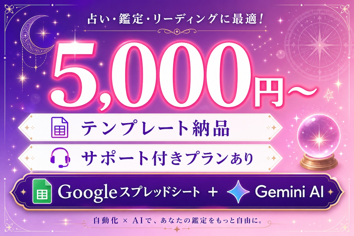 占いAI自動化ツールを納品します コピペだけ・メニュー1つで4種類の文章 イメージ5