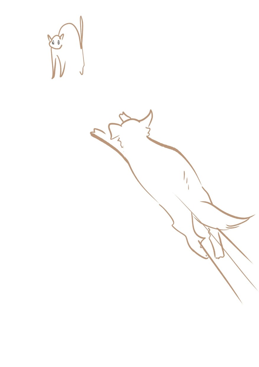 犬の絵を届けます シンプルで優しい線で伝えます。 イメージ1