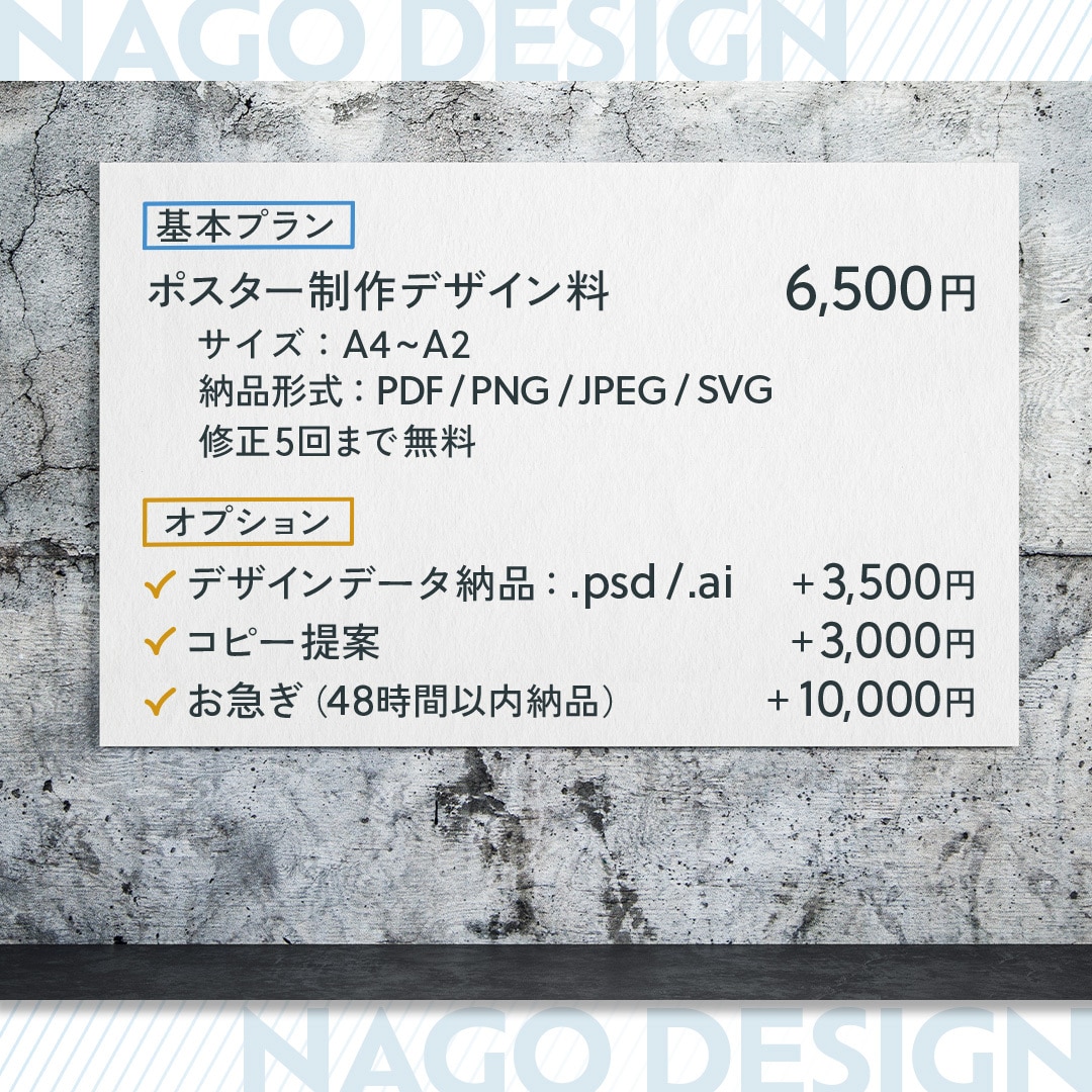 低価格でハイクオリティなポスター制作します AIなし・完全オリジナルデザイン｜伝わる・目を引くポスターを イメージ4