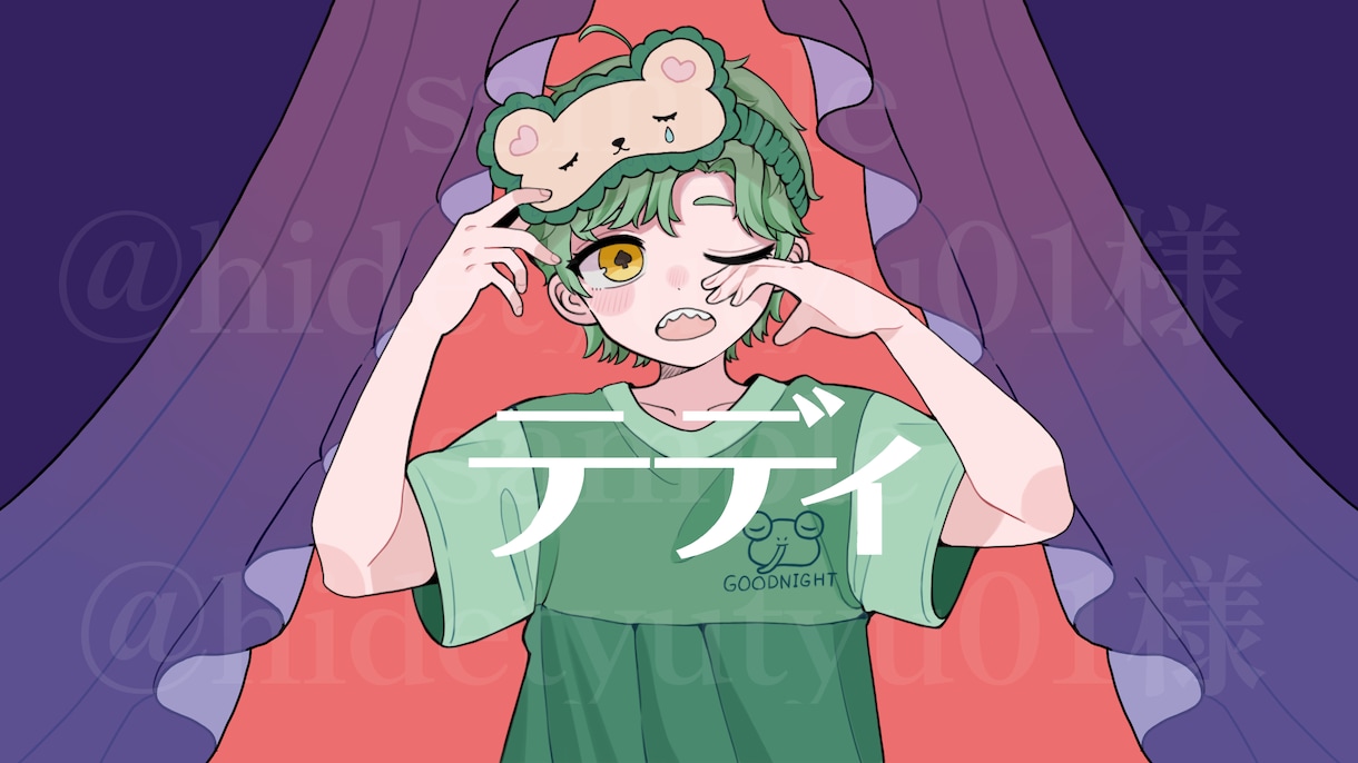 SNS映え アイコン・サムネイル描きます キラキラかわいいお顔を描くのが得意です！ イメージ6