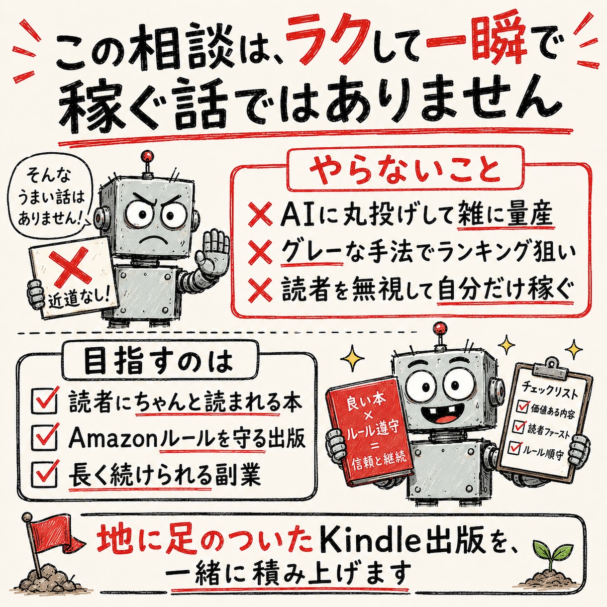 AI×Kindle出版の進め方を相談できます 毎月5万円を目指すKindle出版を、通話とメッセ相談で イメージ3
