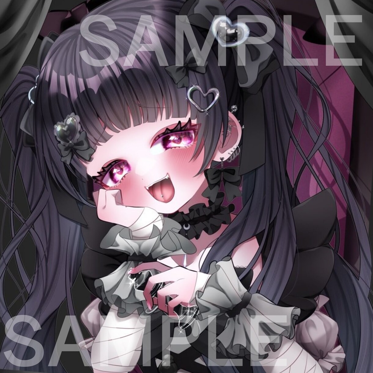 1枚絵／立ち絵等のイラスト描きます 【相談大歓迎】他サイトで実績多数！キラキラかわいいイラスト◎ イメージ2