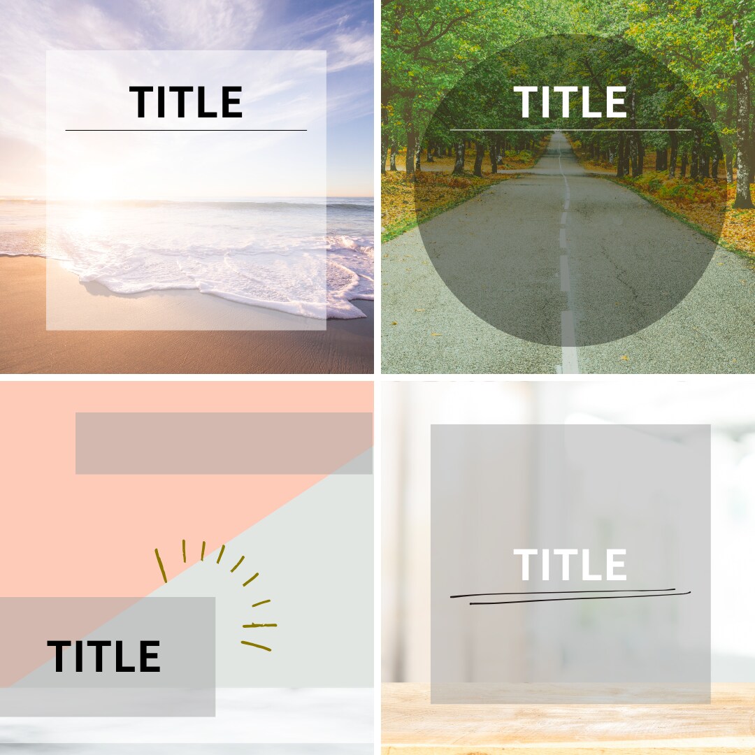 SNS投稿画像お手伝いします インスタなどSNSで使う映え画像作ります❁¨̮ イメージ1