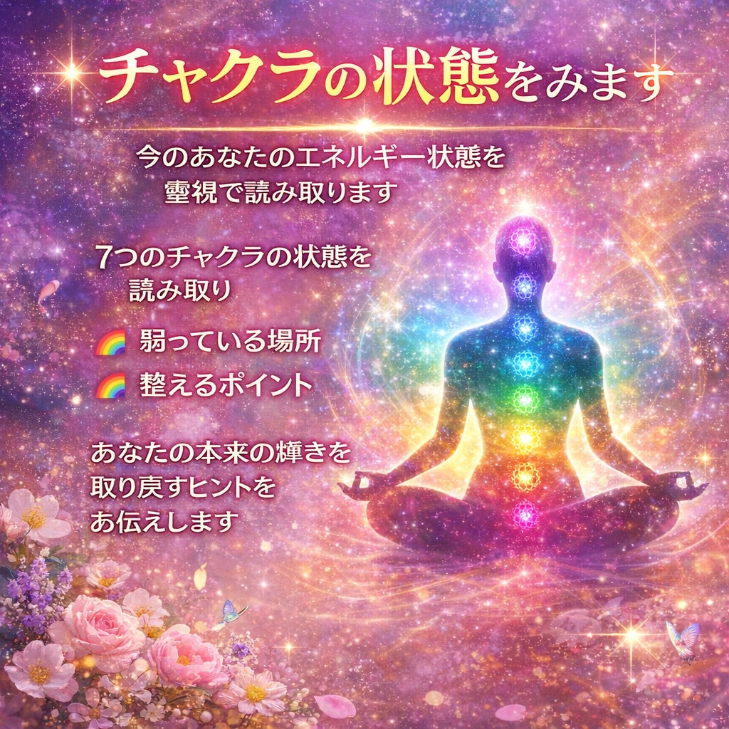 オーラ・チャクラを霊視⭐︎花のパワー届けます 花の生きたエネルギーと共に明るい未来、あなたの波動を高めます イメージ4