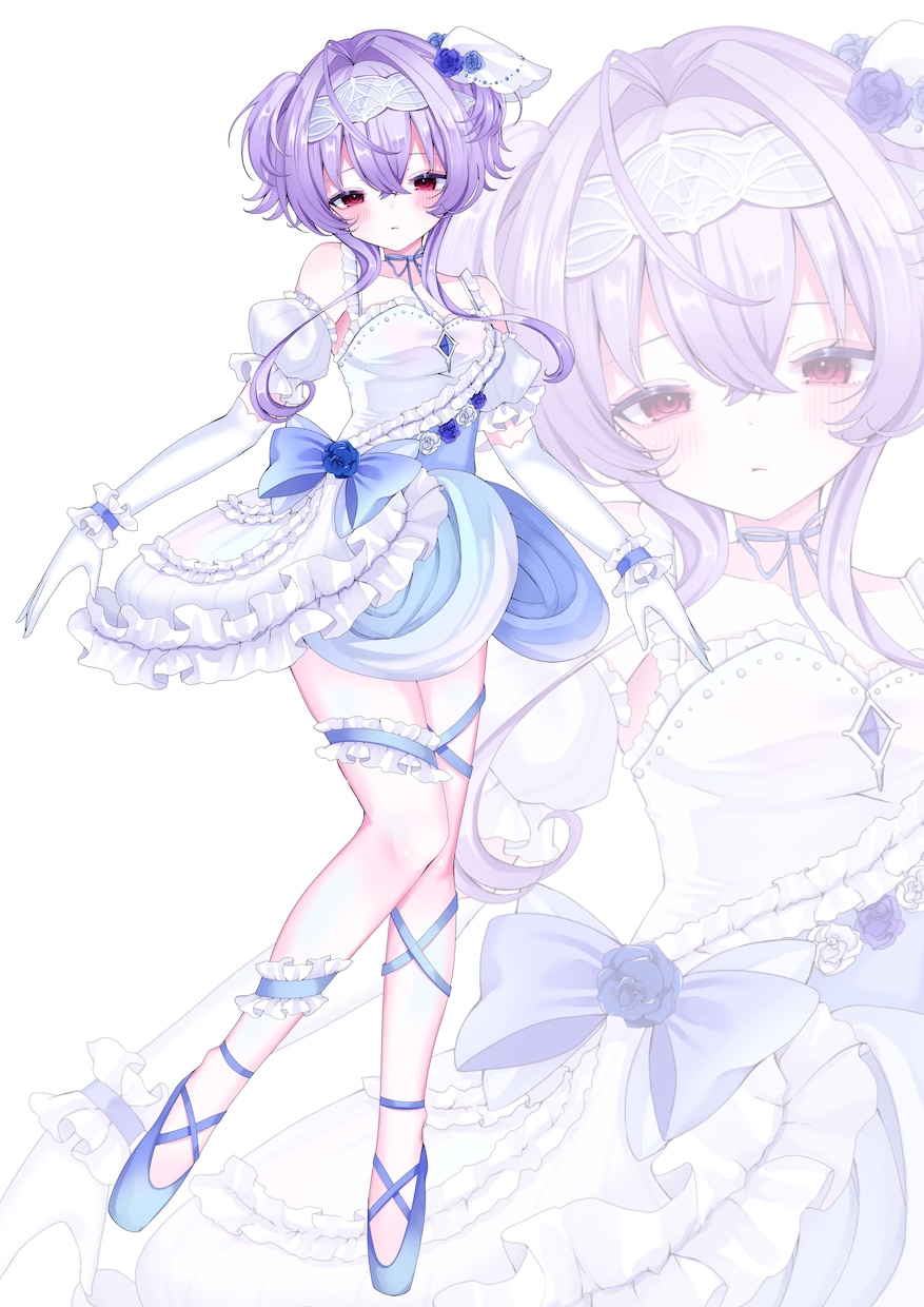 Vtuberモデルのイラスト制作します 可愛くてキラキラした女の子や男の子が得意です！ イメージ7