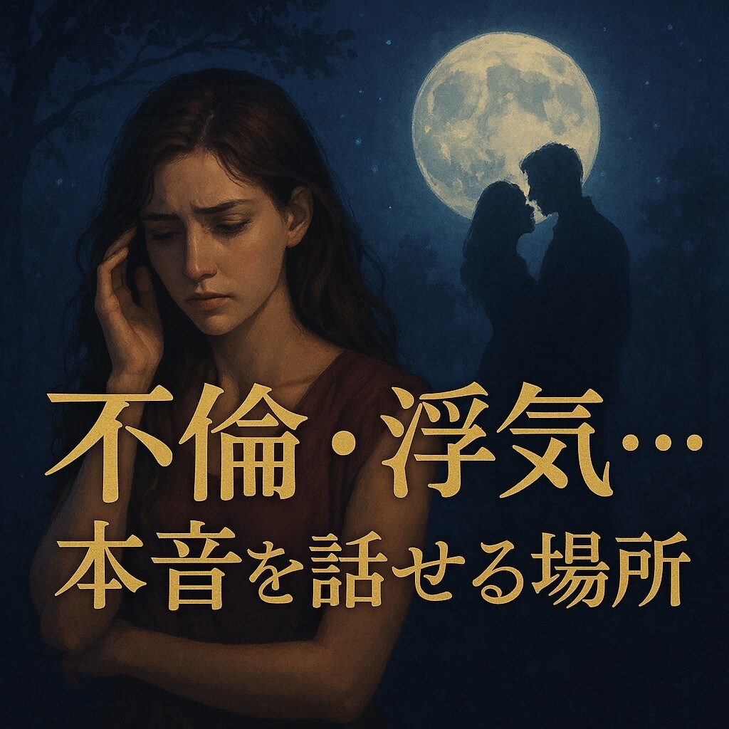 不倫の悩みお聞きします 不倫などの相談にスピリチュアルで導きます イメージ1