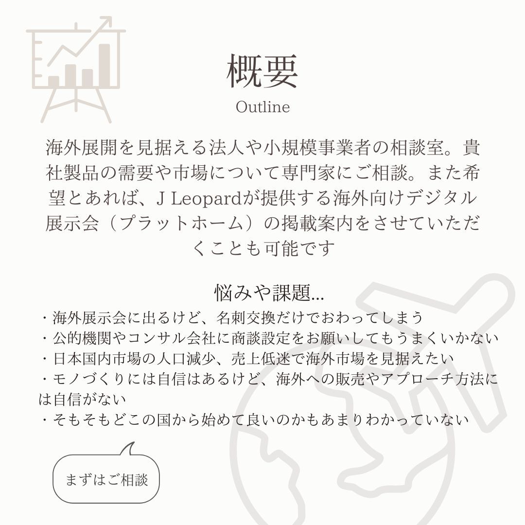 専門家が海外向けデジタル展示会を提供します -海外進出の相談室と事前相談窓口… イメージ2