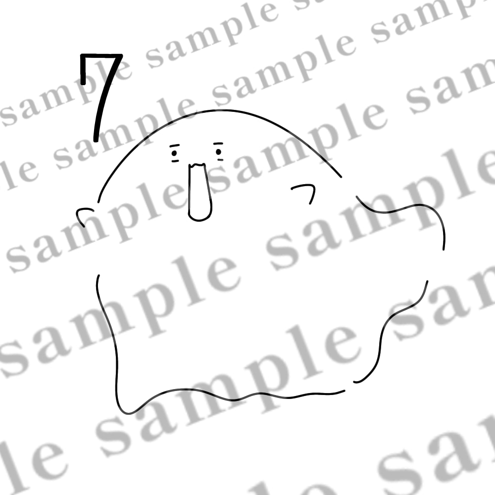 シンプルでゆるめのイラストになります SNS用アイコンなどにご利用いただけます。 イメージ7