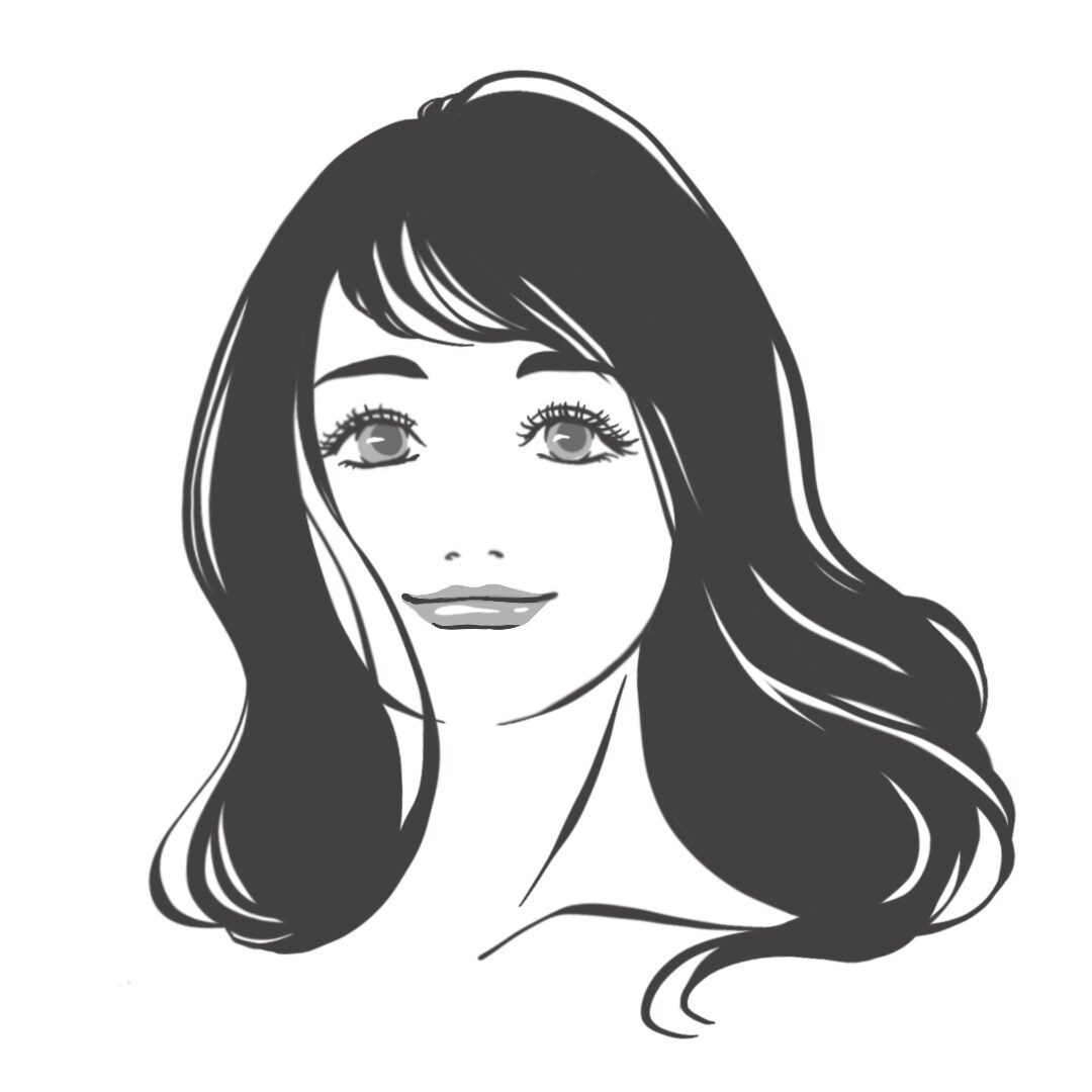 モノクロで洗練された女性イラスト描きます 同じ雰囲気で似顔絵も◎SNSアイコンや名刺に是非！ イメージ5