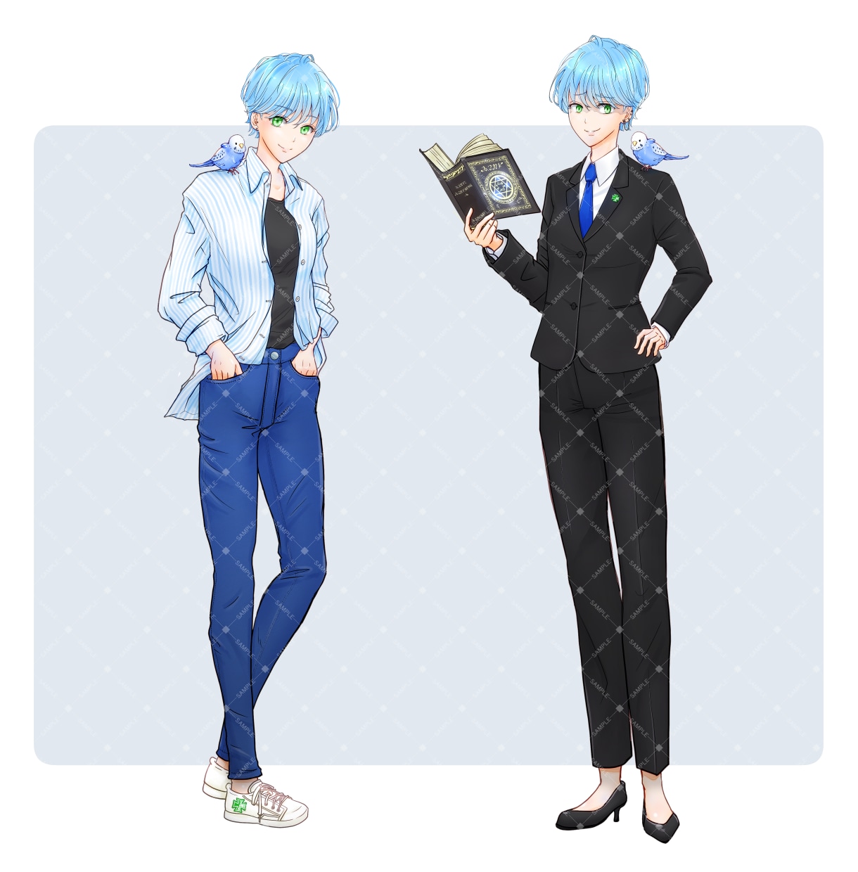 あなたのキャラクターをカタチにします ☆丁寧に詳細な全身画に仕上げます。ファンタジーにも和風にも イメージ2