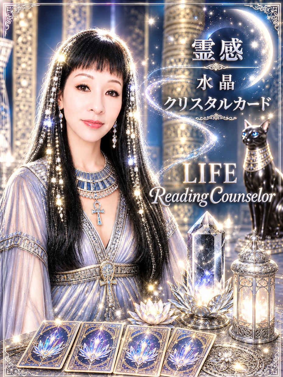 クリスタルのcardで　パパパっと答えます crystalに心を映しスピーディーにスパっと展開するカード イメージ1