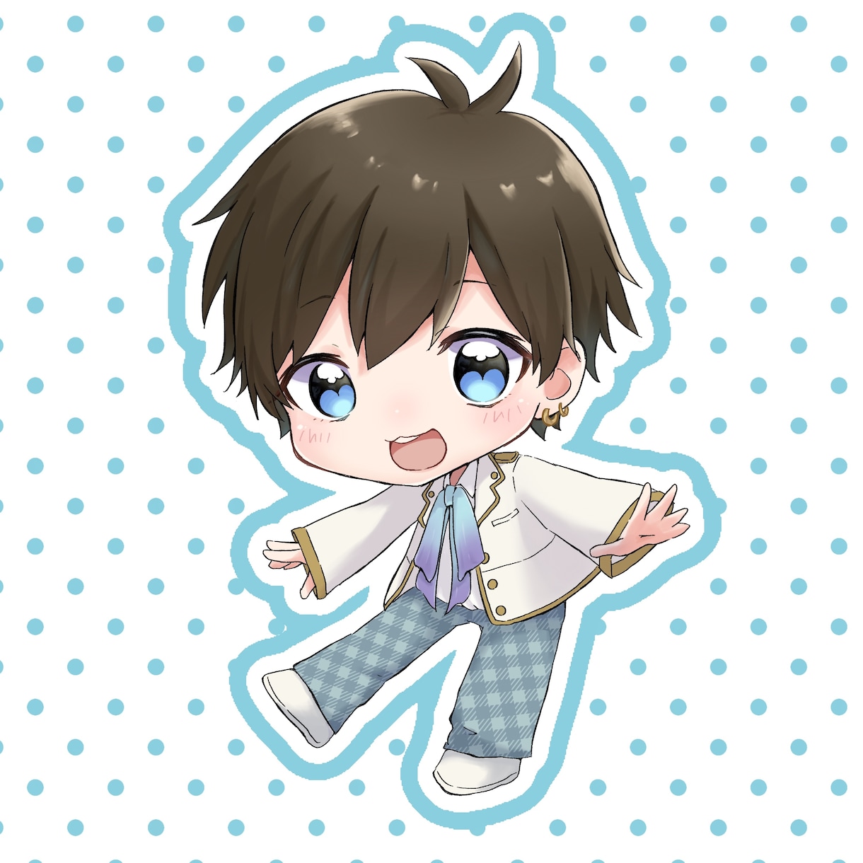 アイコンに♪ きゅるきゅるなイラストをお描きします 推し活にも◎ あなただけの可愛いアイコンをお届けします！ イメージ1