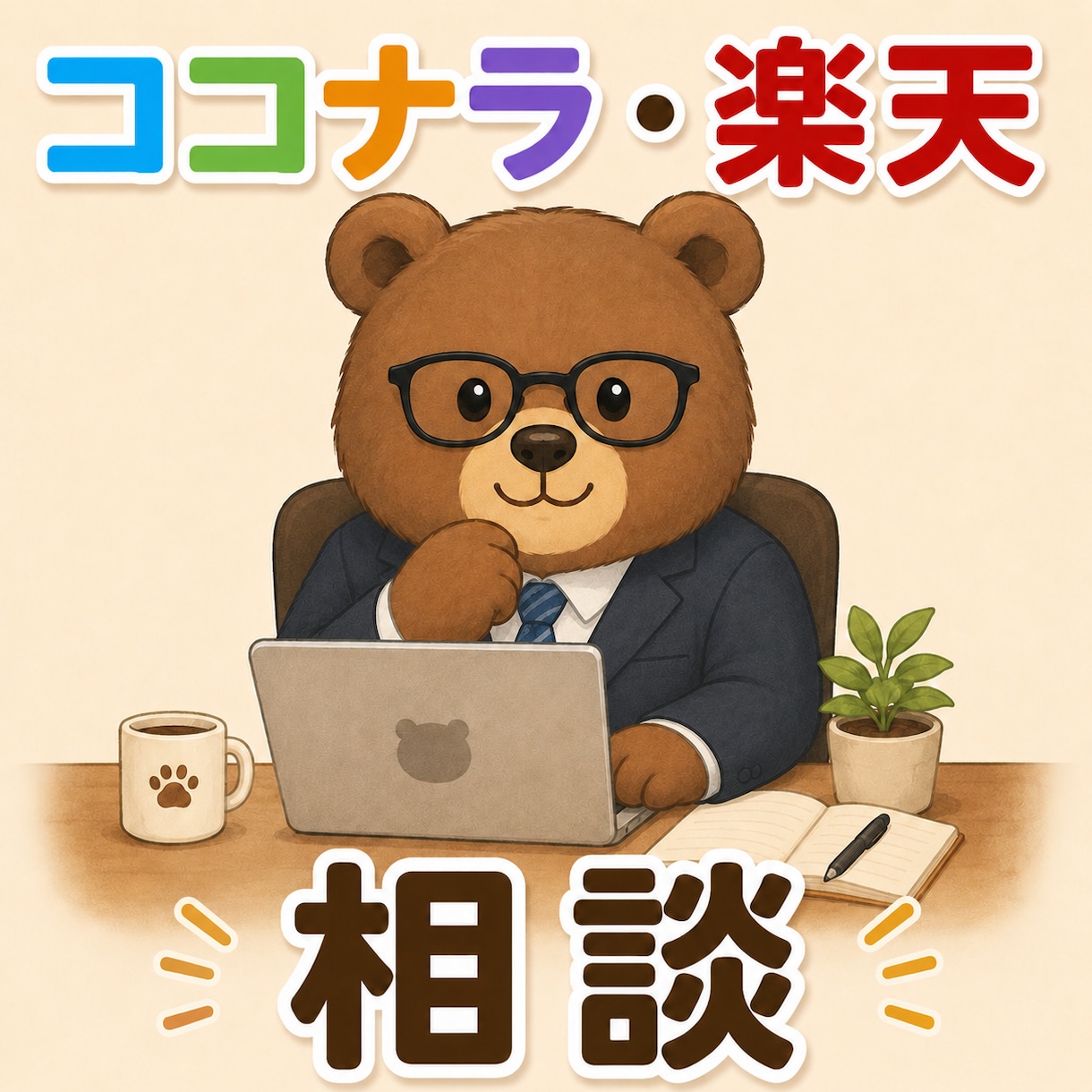 楽天SOY3回山部くまがココナラECコンサルします ココナラ・楽天で売れないとお悩みの方へ　くま目線でテコ入れ。 イメージ1