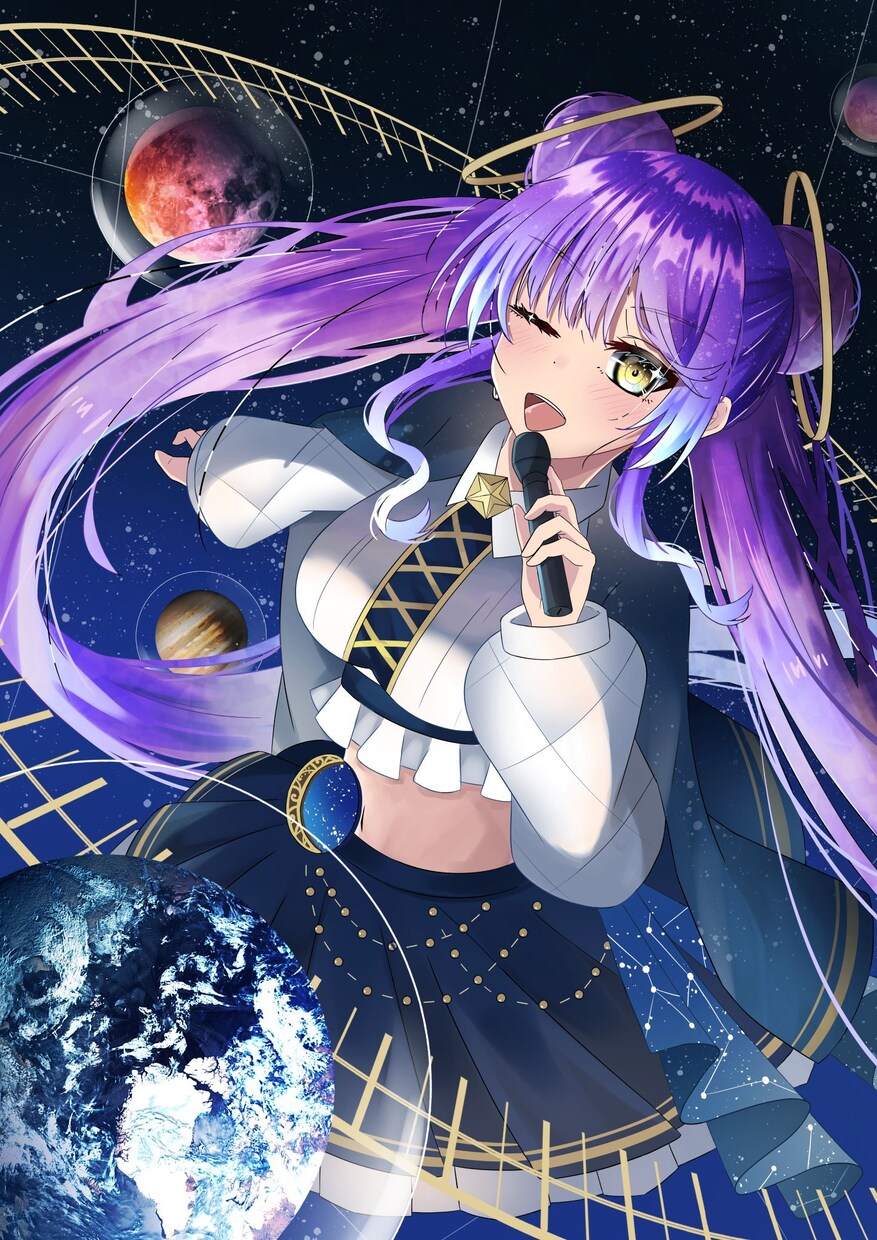 一枚イラストを作成します 透明感のある女の子のイラストが得意です！ イメージ1