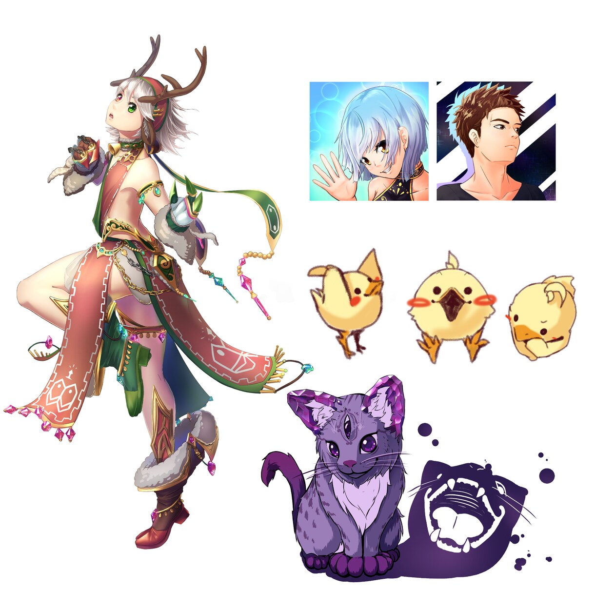 様々なイラストを制作します キャラクター、動物、デフォルメも！ イメージ1
