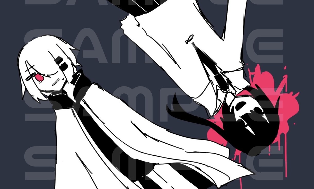 様々な用途に使えるイラストをお描きします アイコンやサムネ、MVや表紙絵などに是非！ イメージ3