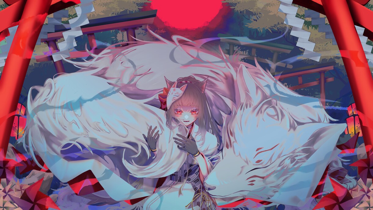 実績多数！目を惹く厚塗りイラストお描きします アイコン、グッズ、MVイラスト、立ち絵等、全般対応！ イメージ8