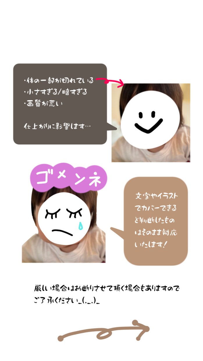 お得な16個★オリジナルLINEスタンプ作ります お子さまやペット✨お気に入りの写真でかわいいLINEスタンプ イメージ2