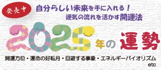 強運な未来を後押しする2025年開運法を伝授します 自分らしい未来を手に入れる！　運気の流れを活かす開運法 イメージ1