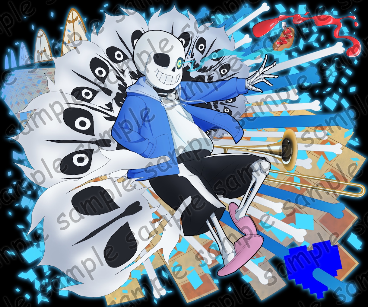 ゲームユニット風イラストを制作します エフェクトまでこだわりぬいて制作します イメージ2