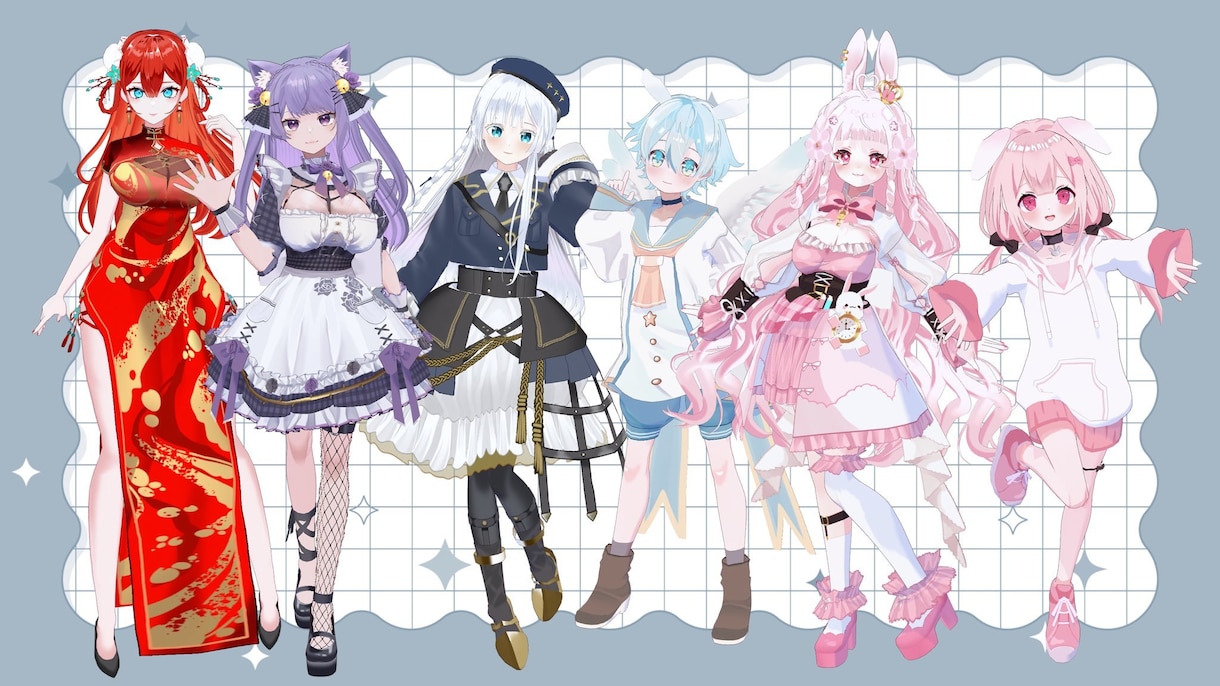 あなただけの3Dモデル作ります pmx変換・簡単な物理演算無料！MMDで直ぐに踊れちゃう♪ イメージ10
