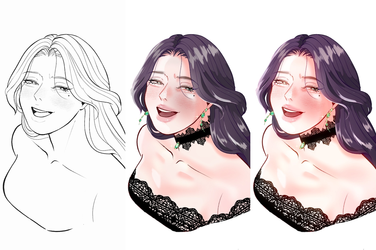 イラスト着彩サービス – 美しく彩ります 理想の色合いでイラストを仕上げます！ イメージ7